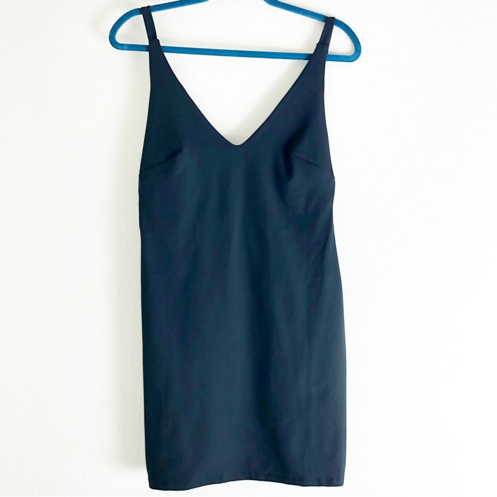 Free People Black Mini Open Back Dress size Medium